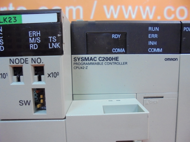 OMRON SYSMAC C200HE PROGRAMMABLE CONTROLLER CPU42-Z SETS - PLC DCS